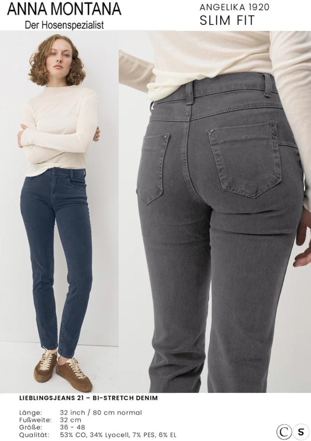 Angelika 1920 / Lieblings Jeans / Größen 36 bis 48
